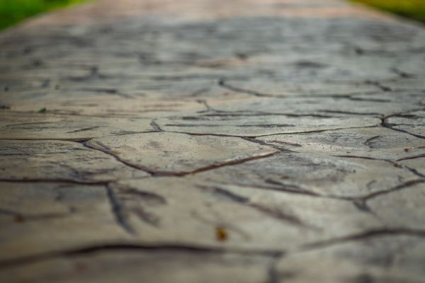 Imprinted Concrete Driveway