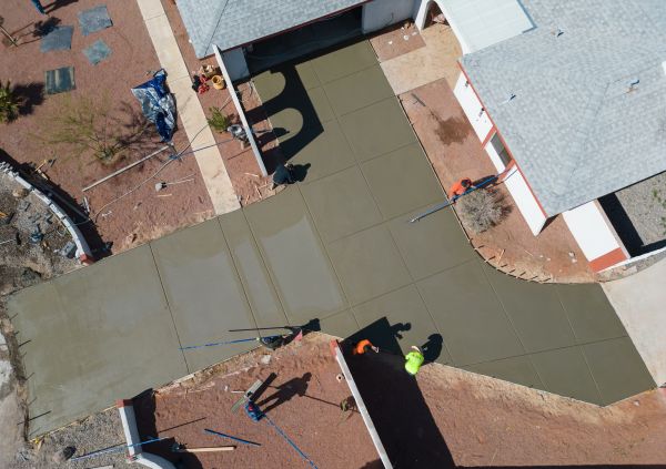 Cost of Concrete Driveway Finishing in Naples