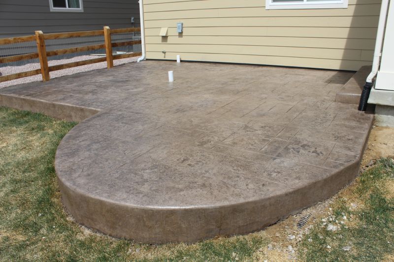 Finished Stamped Concrete Surface